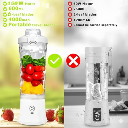 XTRA Smooth Mix 600ML Travel Blender