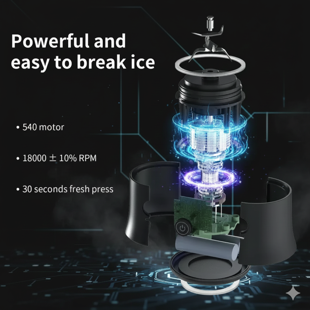 XTRA Smooth Mix 600ML Travel Blender